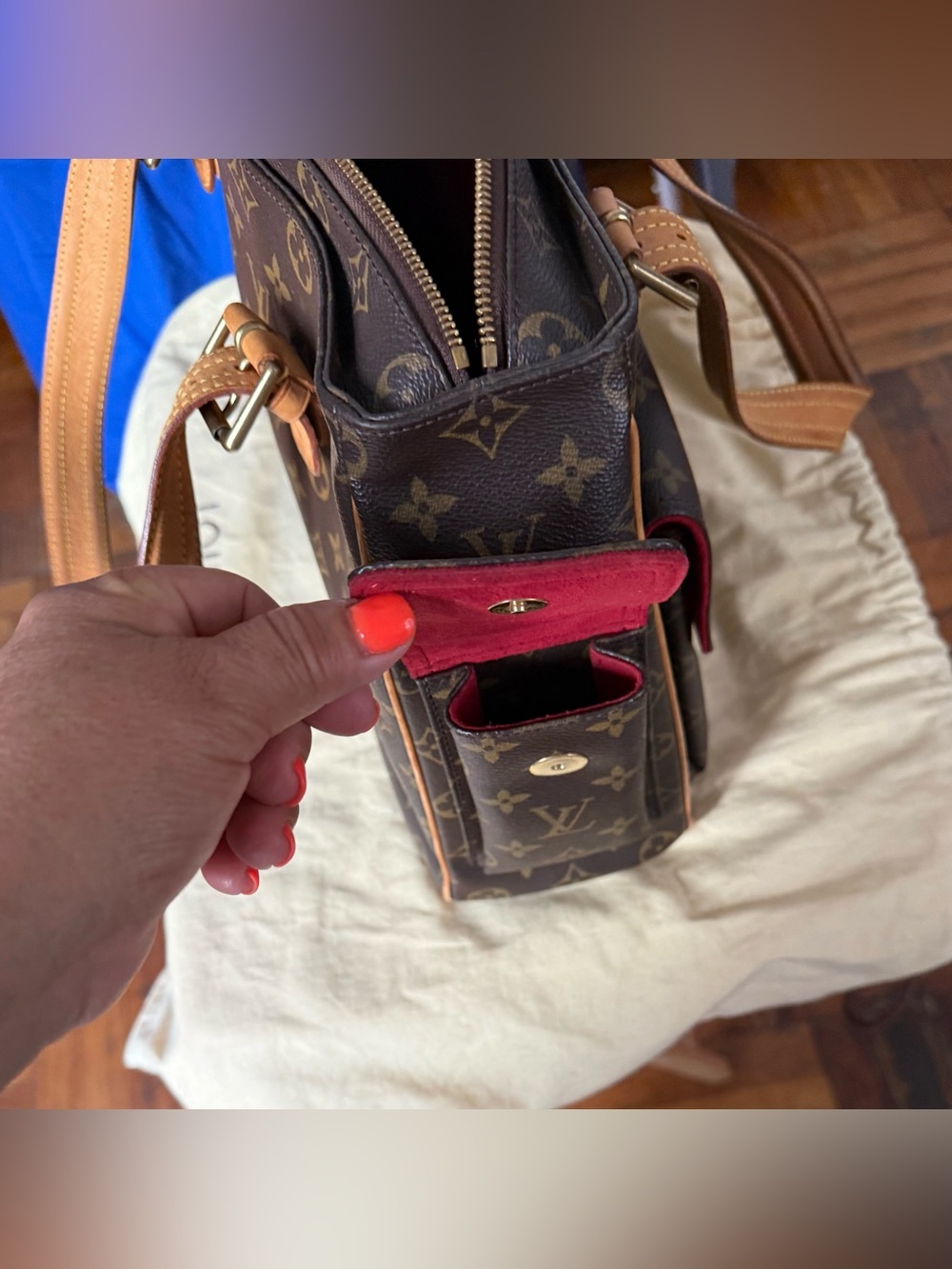 Louis Vuitton Multipli Cité Canvas Shoulder Bag (preowned) - Picture 6 of 10